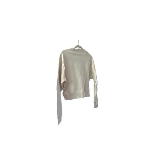 Champion Cream Cropped Boxy Hoodie - Picture 6 of 8